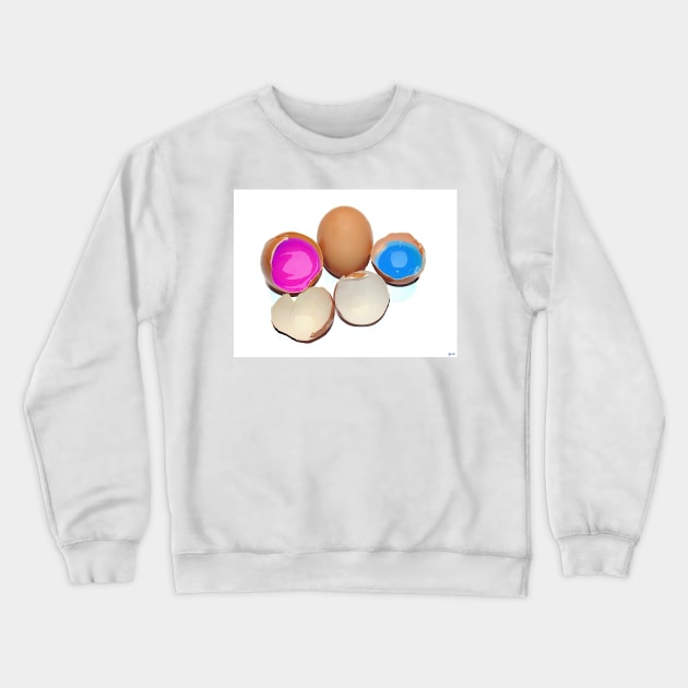 Eggs Crewneck Sweatshirt by danieljanda